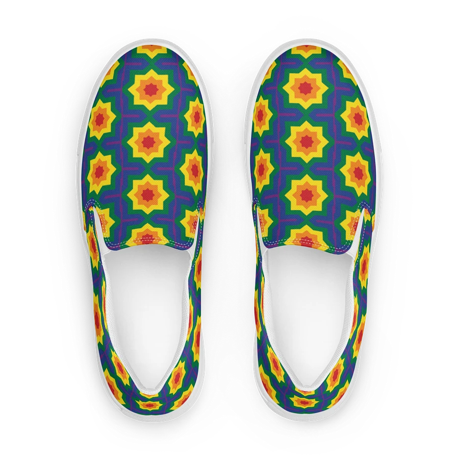 Mens Slip On Canvas - Rainbow (c) product image (8)