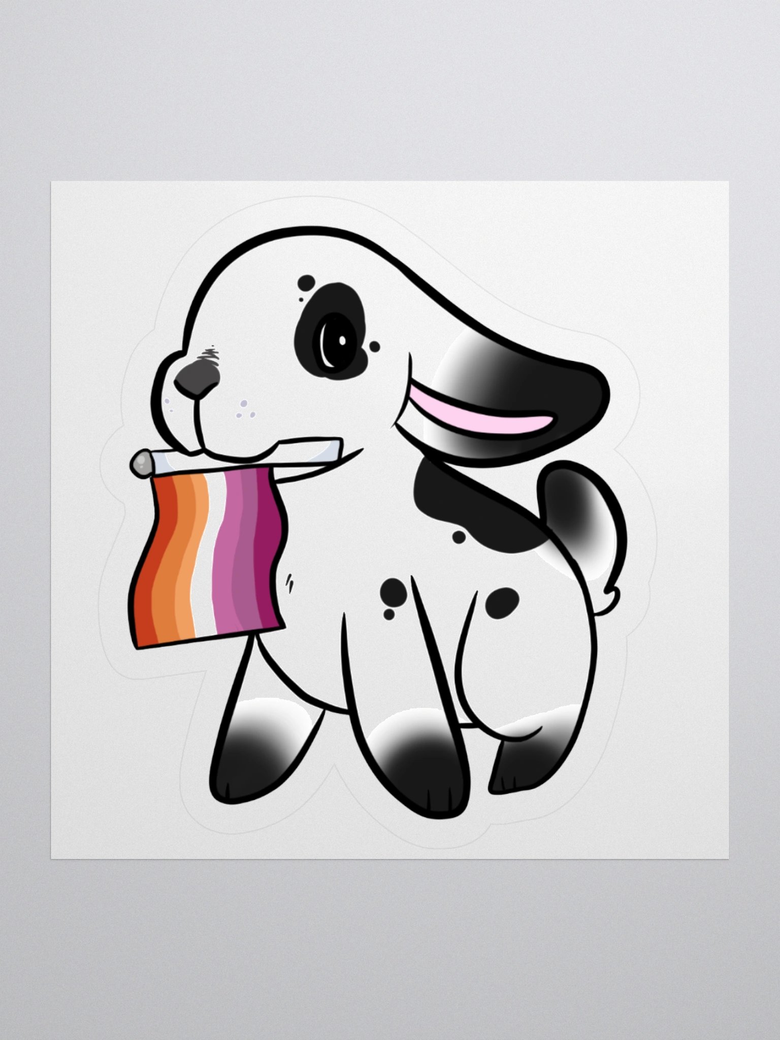 Lesbian Bunny Sticker product image (4)