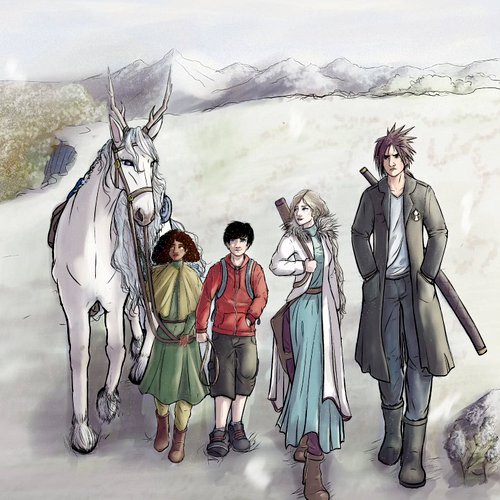 A ragtag alliance.

Elizabeth, Jonah, Noelle, Jin.

#supportsmallartists #artistsupport #artistsoninstagram #conceptart #comi...