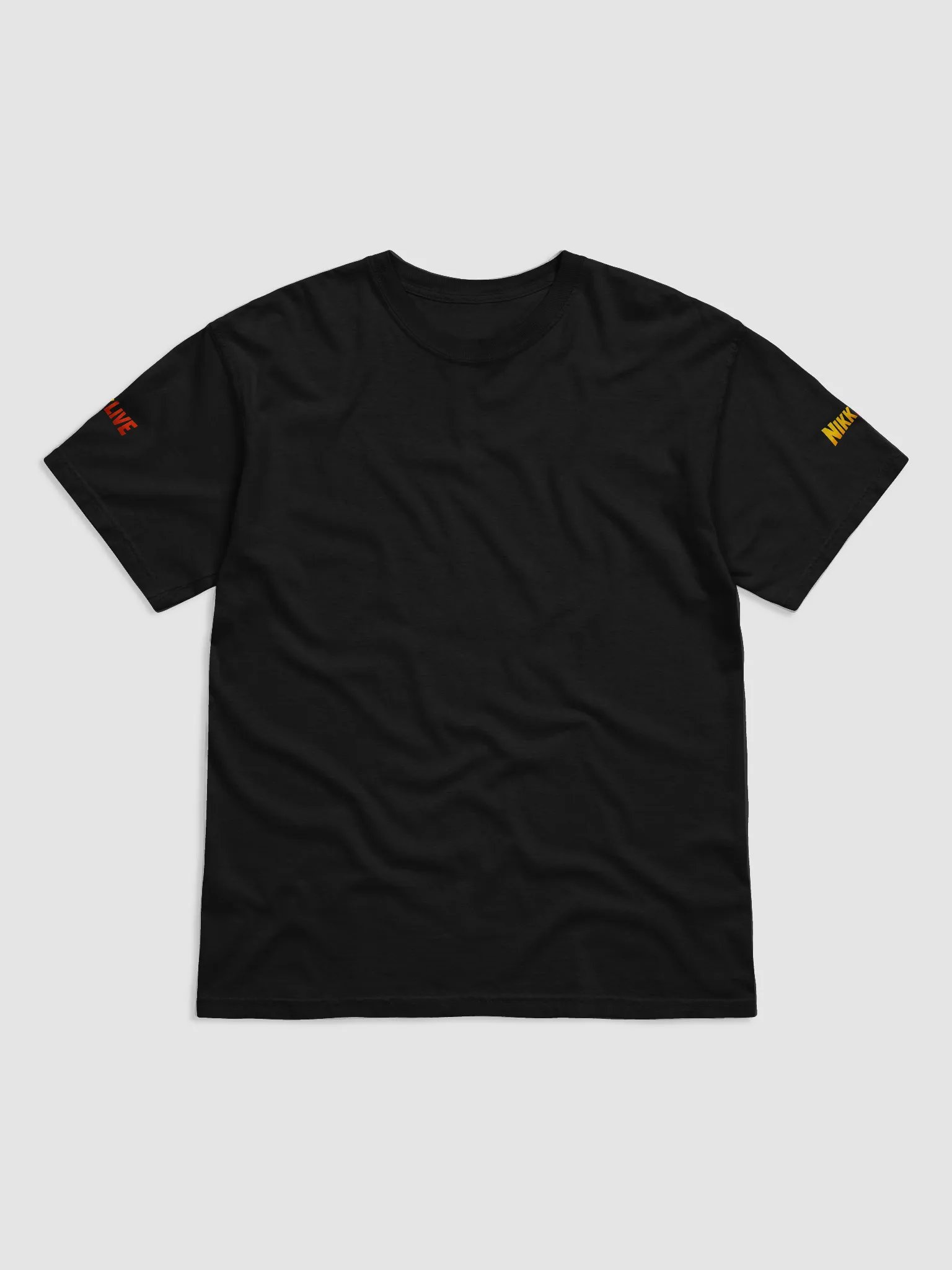 Vibrant Gradient 'NIKK LIVE' T-Shirt product image (1)