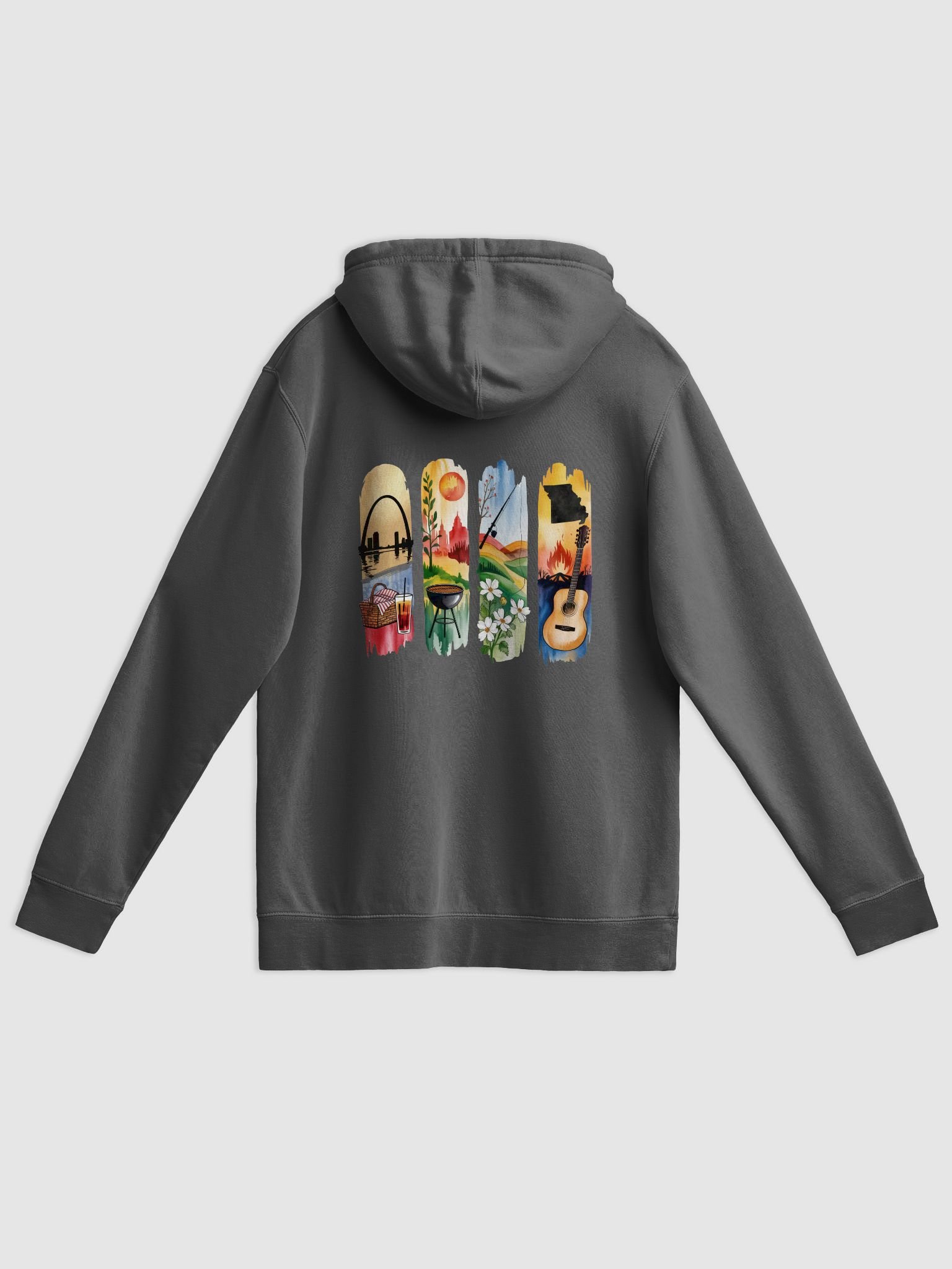 Missouri Brushstroke Illustrated Hoodie product image (2)