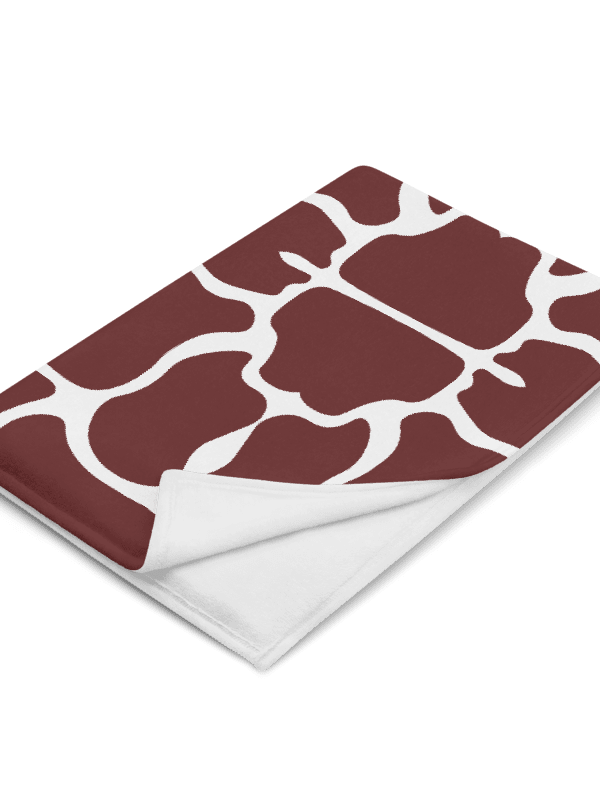Brown Brick Mosaic Throw Blanket product image (1)