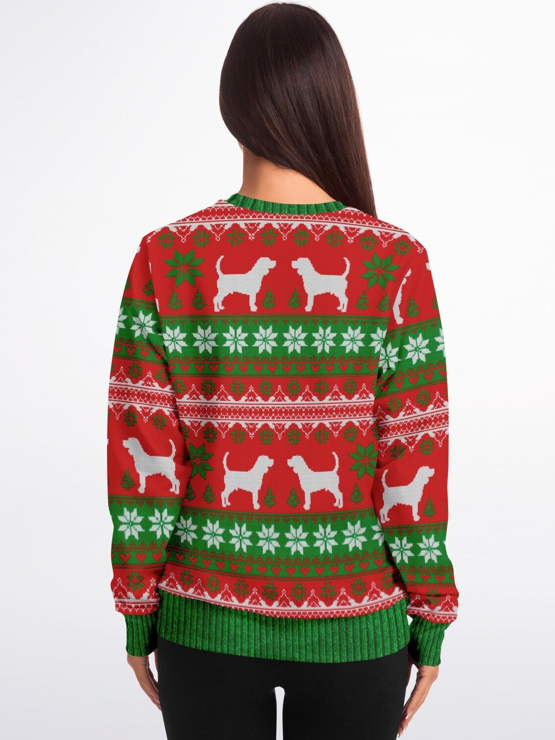 Beagle Bells Christmas Sweater | Funny Dog Holiday Sweatshirt | Beagle Mom Ugly Christmas Sweater | Pet Lover Gift product image (2)