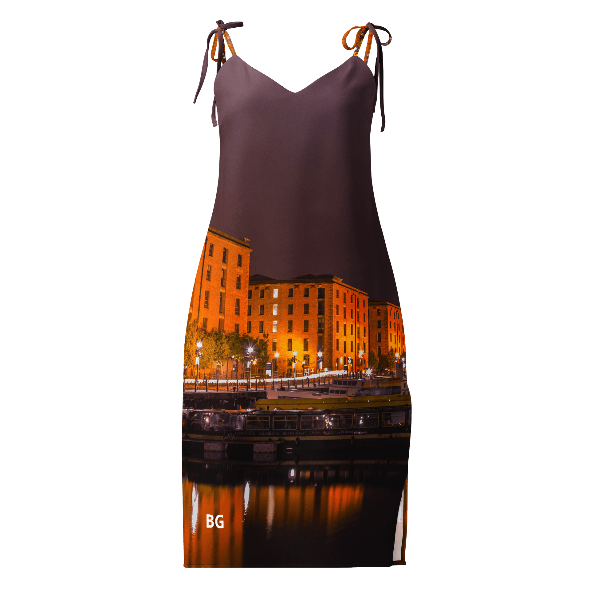 'Somewhere in the City' Chiffon Slip Dress product image (2)