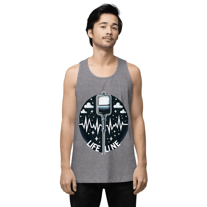 Lifeline EKG Men's Tank Top product image (5)