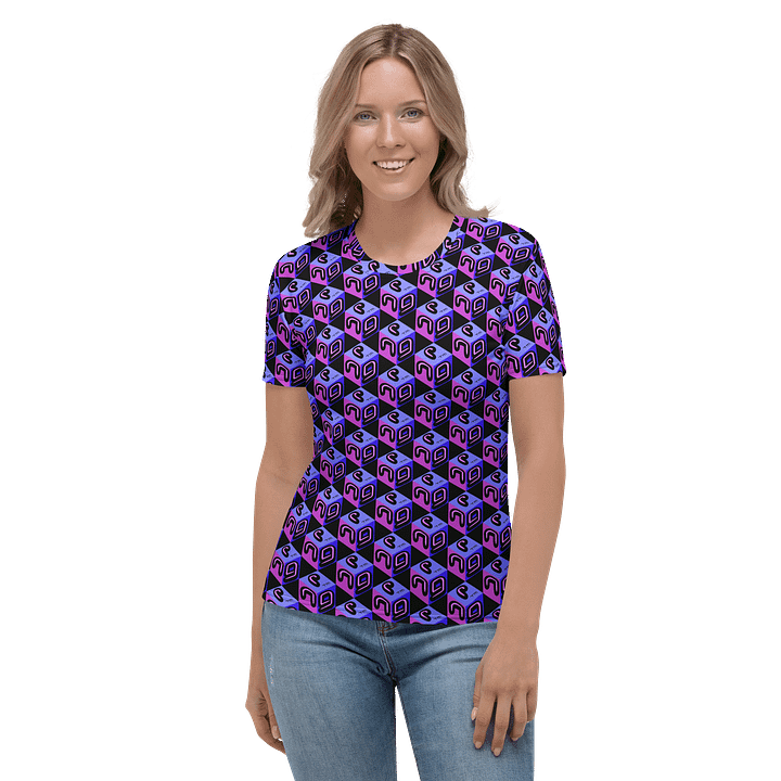 Next Generation Records All Over Print Ladies Tee NGR Cube Logo product image (1)