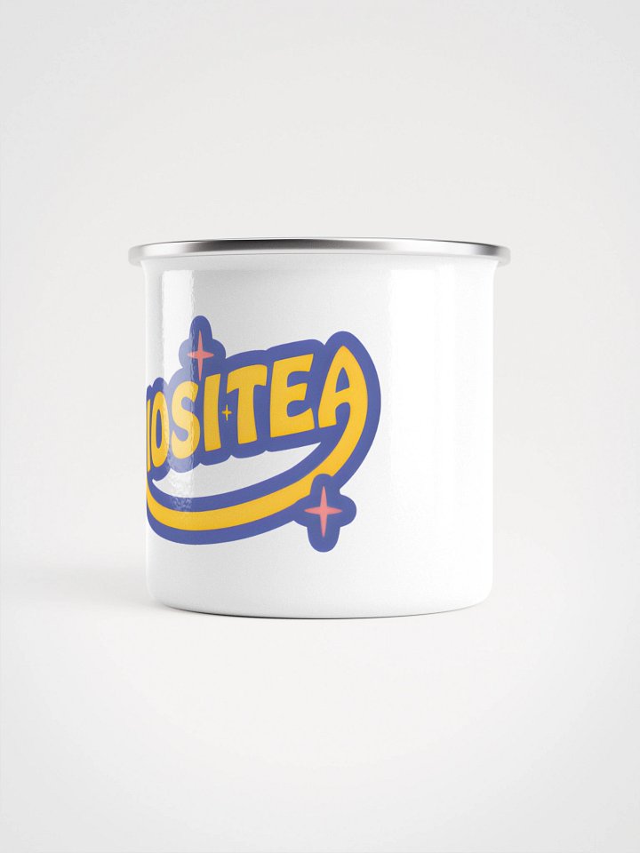 Curiositea Enamel Mug - Yellow/Blue product image (2)