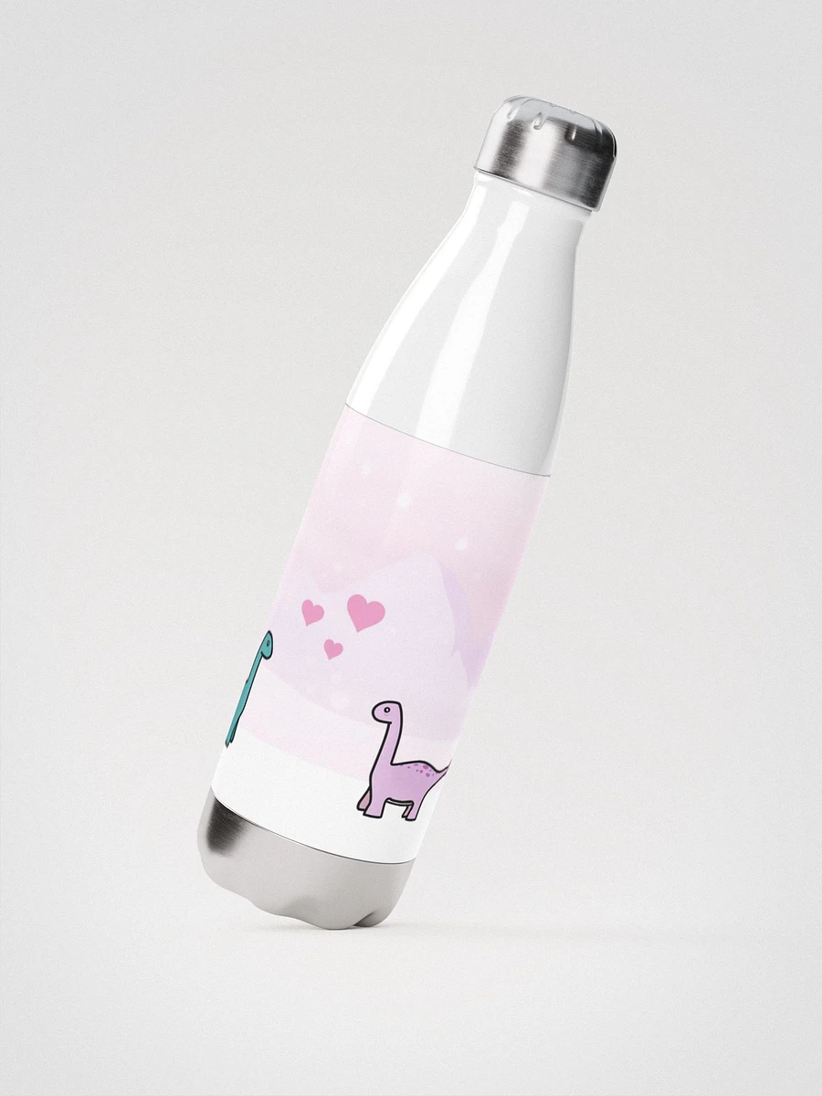 Pink & Blue Dinos - Steel Water Bottle product image (2)