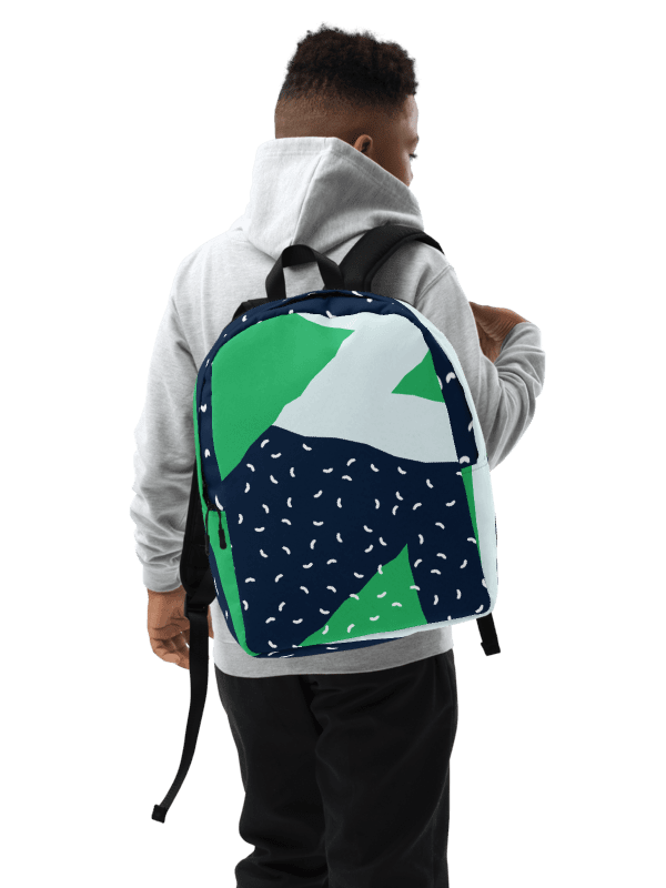 Customizable Canvas: All-Over Print Minimalist Backpack product image (3)