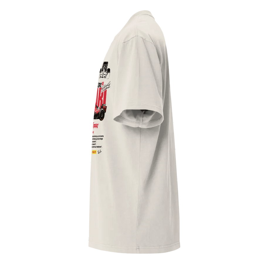 Racing Nostalgia (Ferrari Le Clerc) Oversized Tee product image (5)