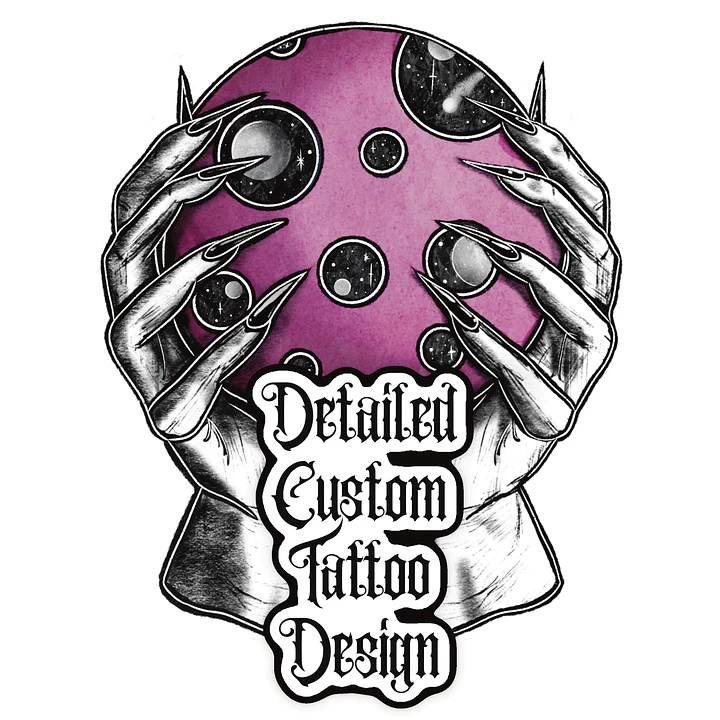 Detailed Custom Tattoo Design product image (1)