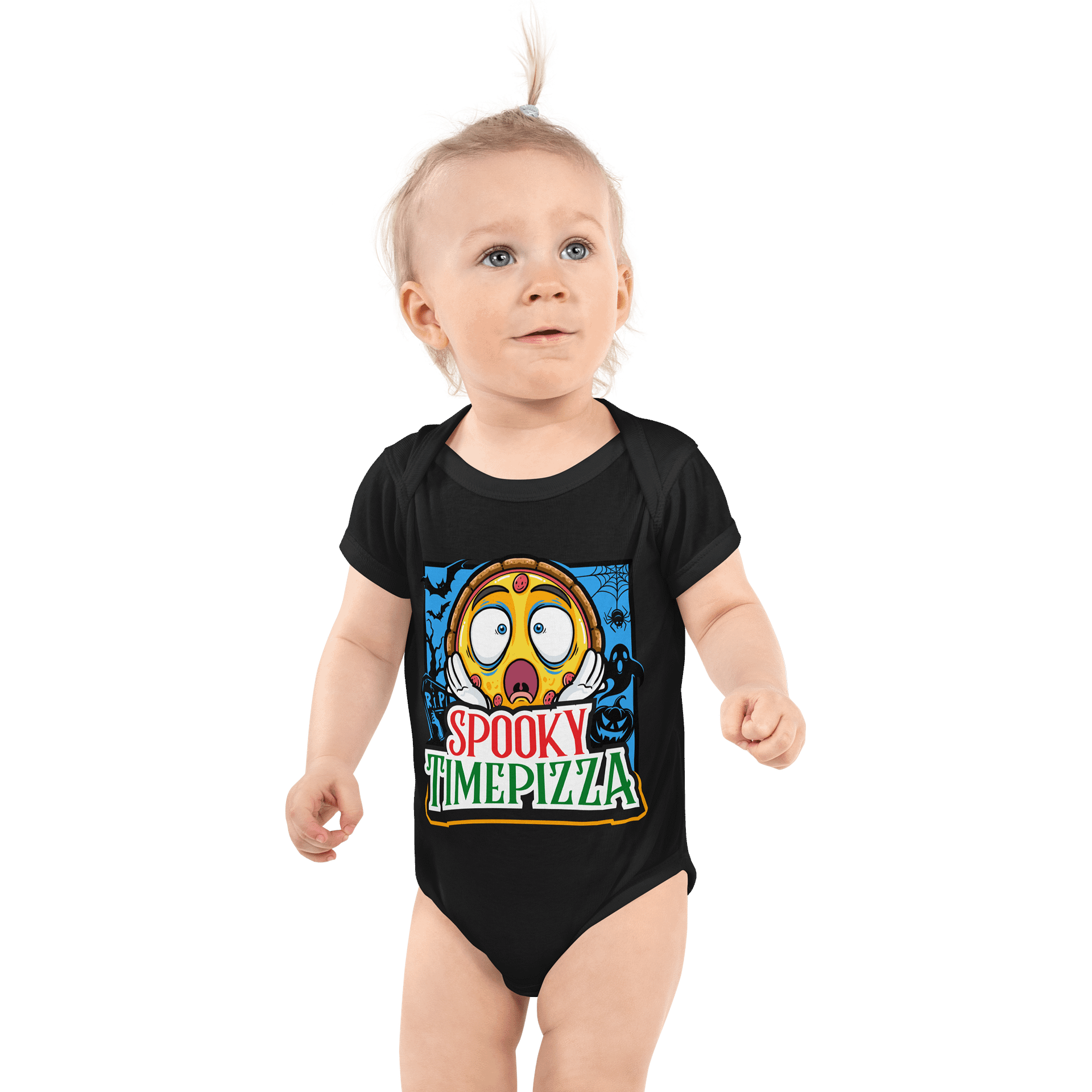 SpookyTimePizza Baby Bodysuit product image (1)