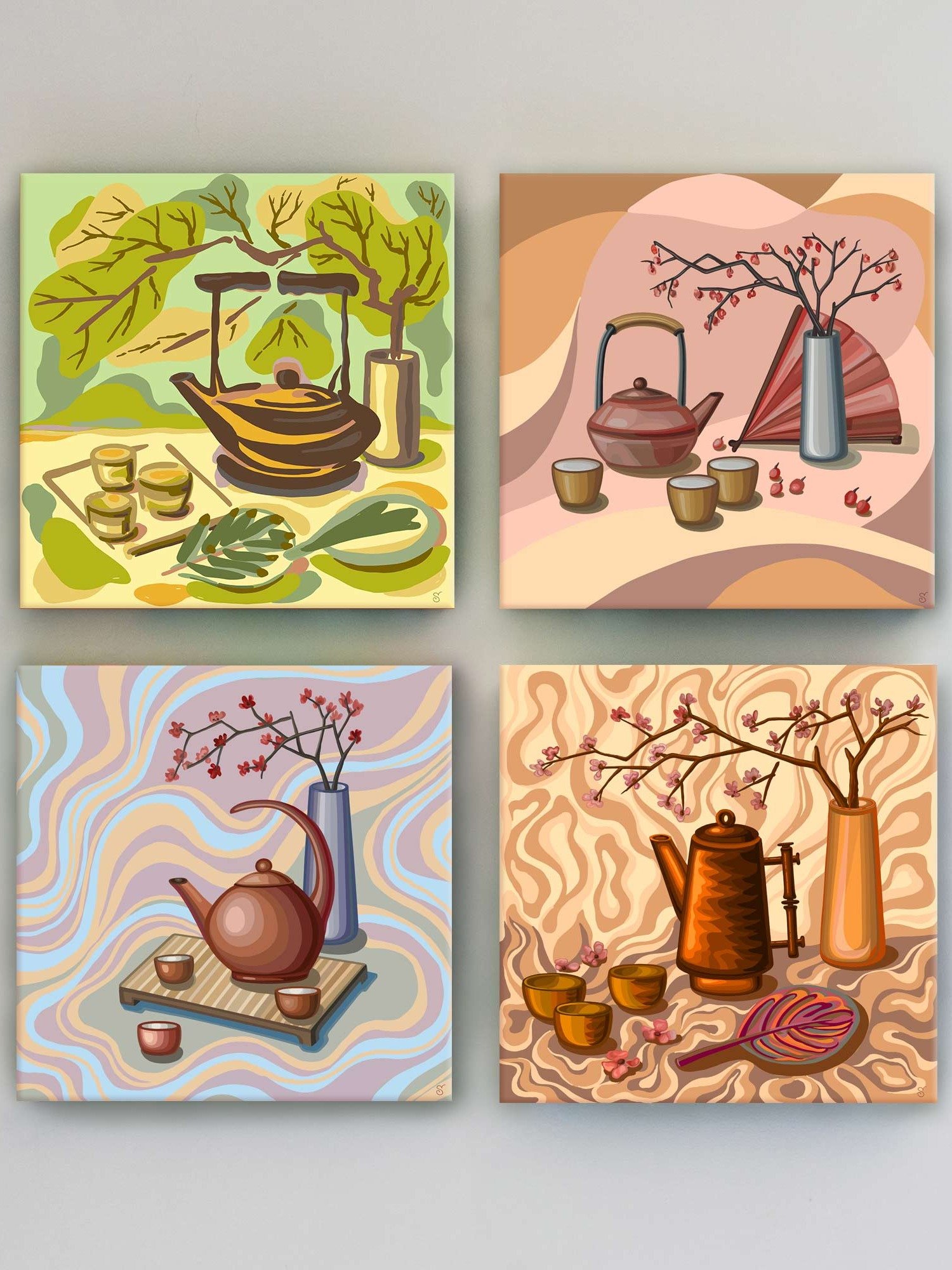 Blossom Brew Canvas Art - Coffee Shop No. 4 product image (102)