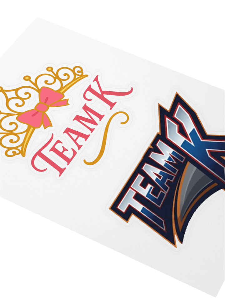 TEAM K V1 & V2 STICKERS Sheet product image (2)
