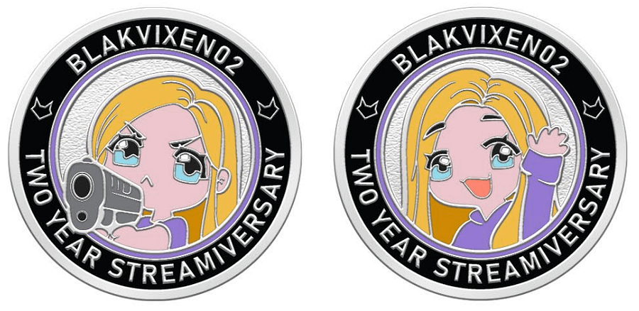 2 Year Streamiversary Coin product image (1)