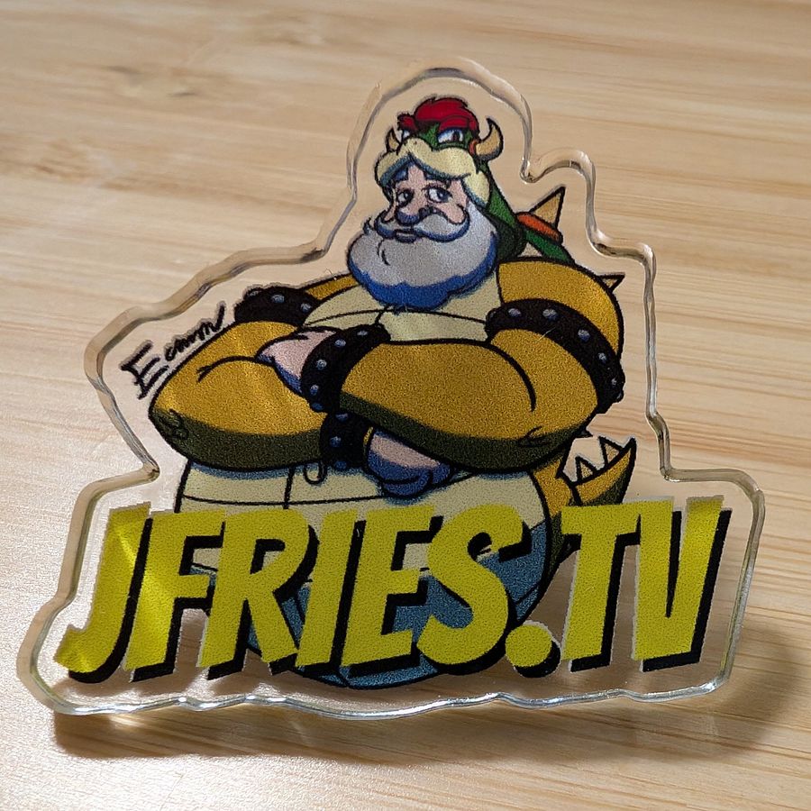 JFries.TV Logo TwitchCon 2024 Pin product image (1)