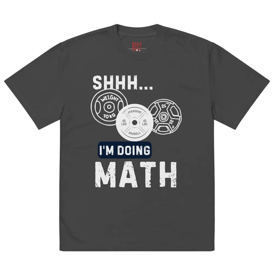 Shhh. I'm doing math unisex t-shirt product image (4)
