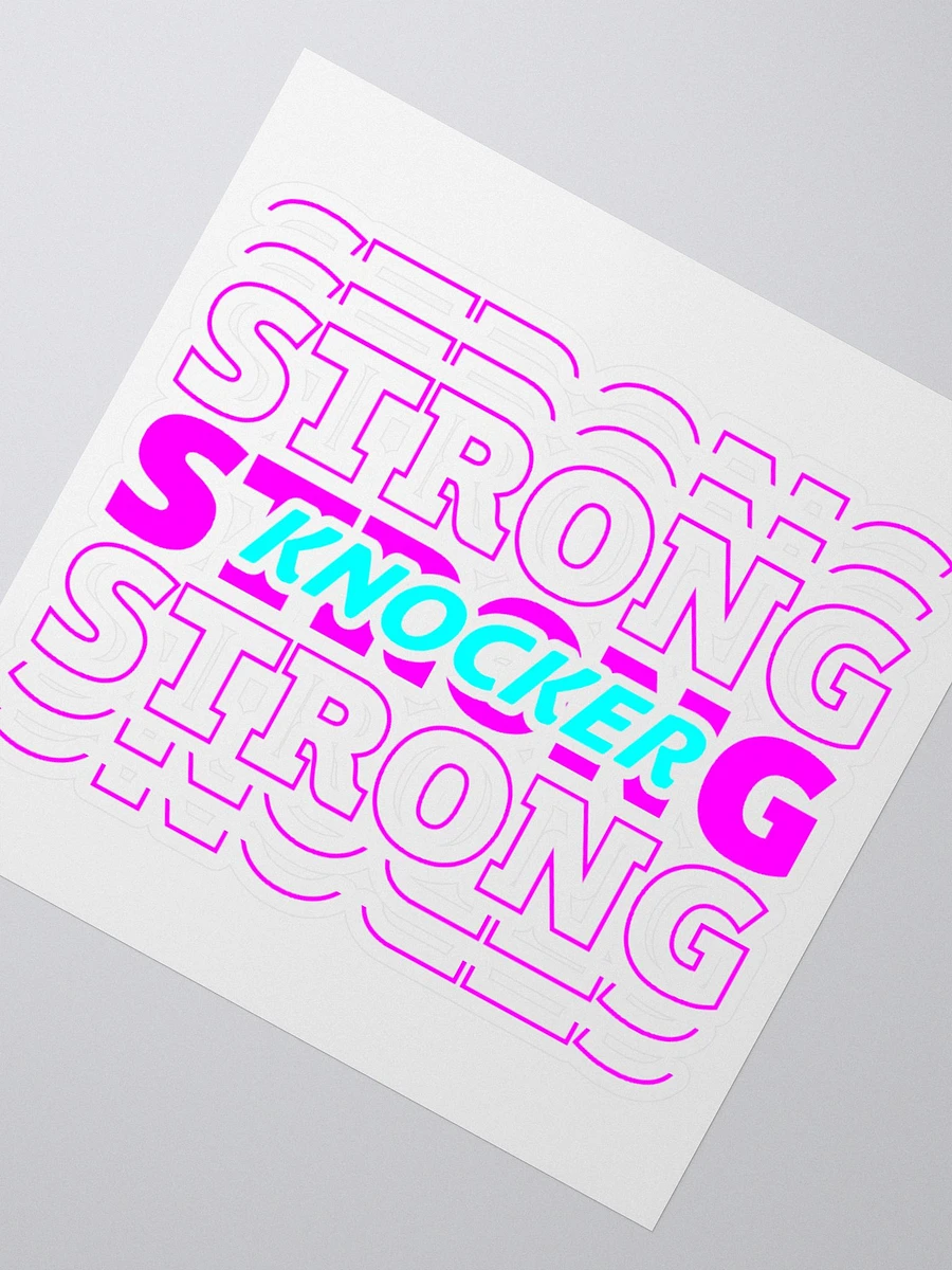 KNOCKER STRONG STICKER product image (4)