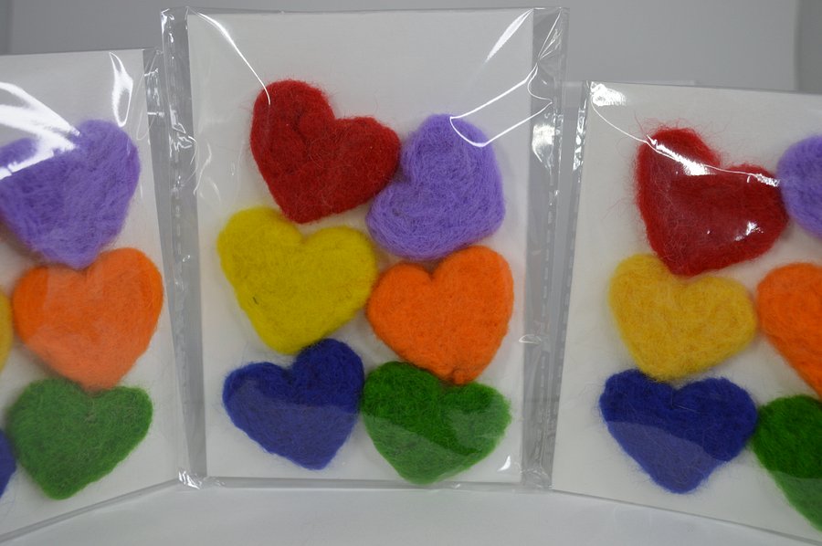 Newborn Photo Props: Rainbow Hearts product image (2)