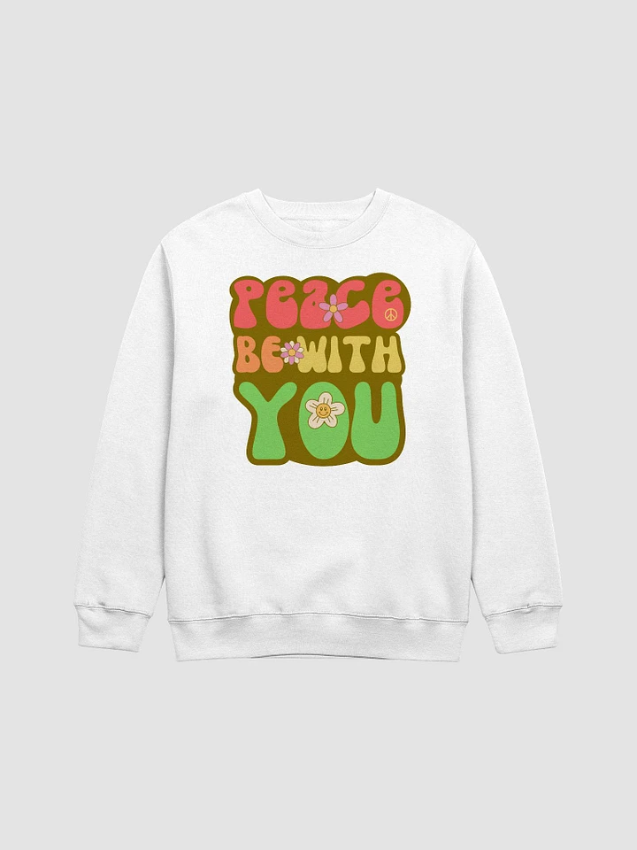 Peace Be With You Retro Sweatshirt product image (2)