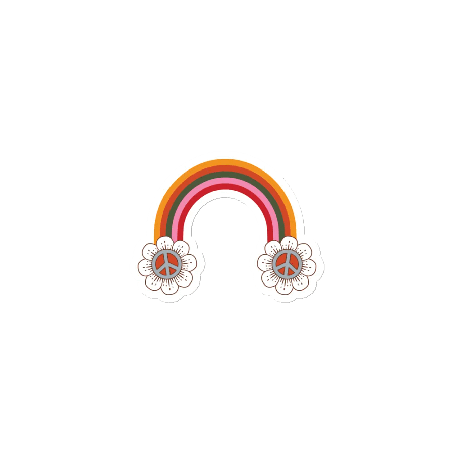 Peace Rainbow Magnet product image (1)