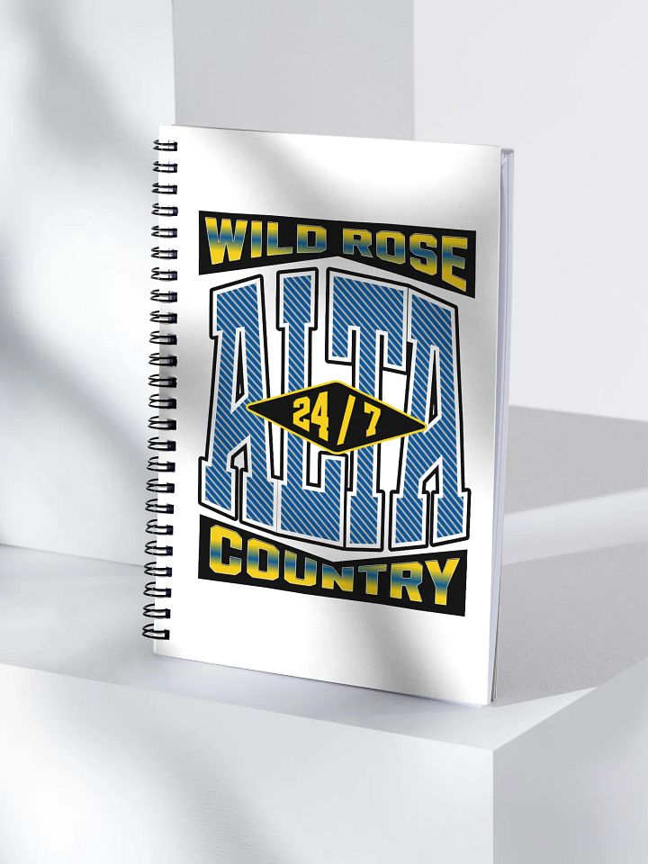 Alta Alberta Wild Rose Country Spiral Notebook product image (1)