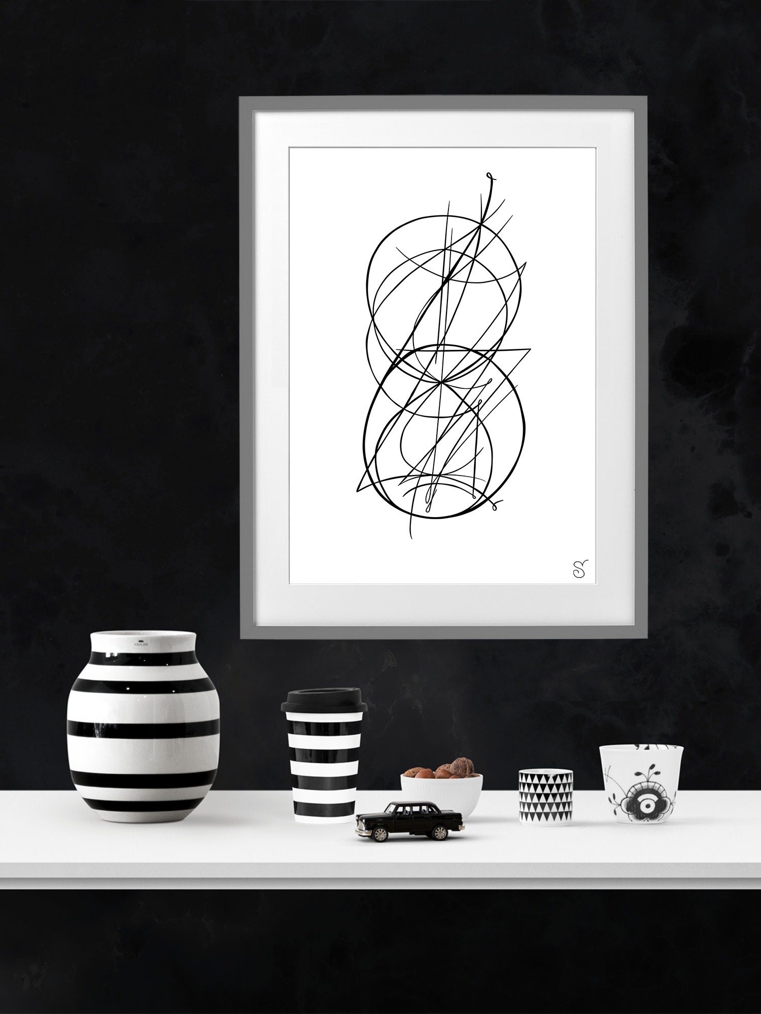 Vibrant Matte Paper Poster: Transform Your Space! - Abstract Image No. 8 product image (5)