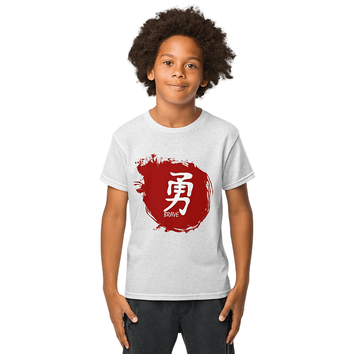 Kids T-Shirt Japanise Brave Graphic product image (1)