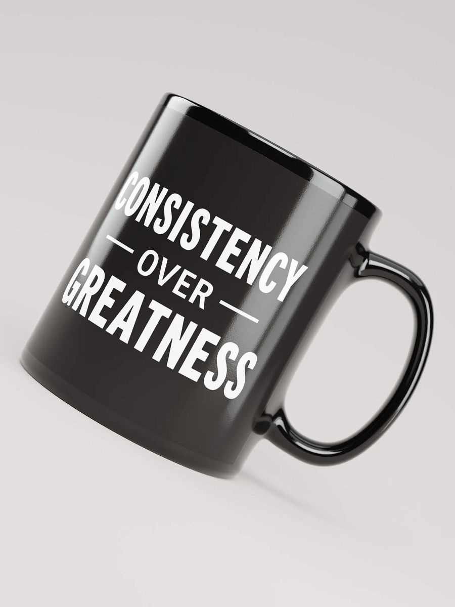 Unleash Your Inner Champion: The Rock’s Consistency Over Greatness Mug – Fuel Your Journey, One Sip at a Time product image (4)