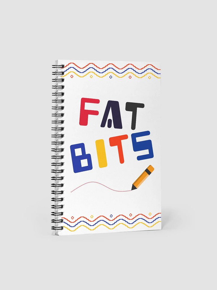 Fat Bits spiral notebook product image (2)