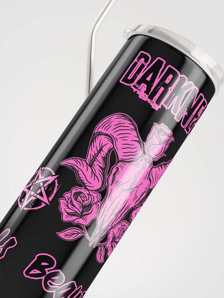 Darkness is Beautiful Tumbler with Straw product image (2)