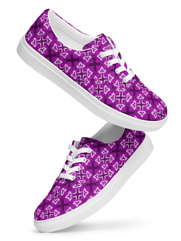 Geometric Fusion Lace-Up Shoes product image (4)