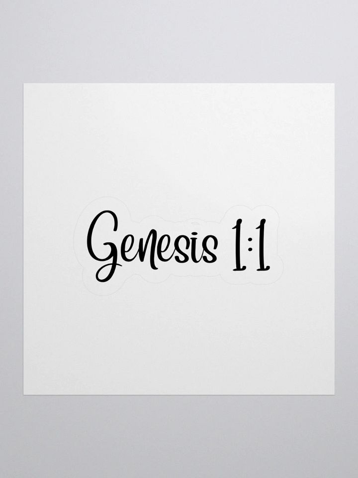 Genesis 1:1 product image (2)