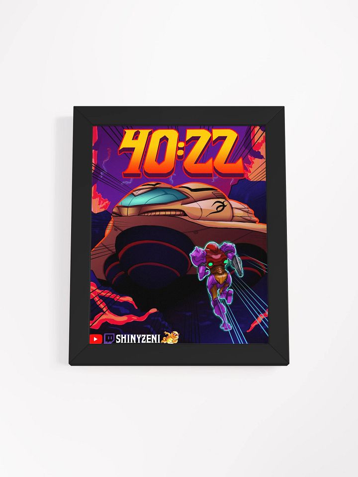 Any% WR Illustration Framed Poster product image (1)