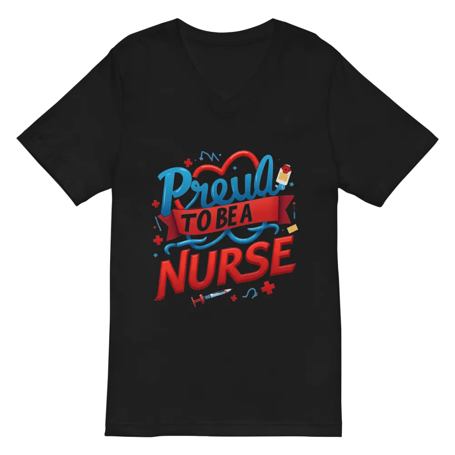 Proud Nurse V-Neck Tee product image (3)