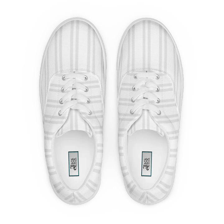 Grey Lines Ladies Canvas Shoes product image (2)