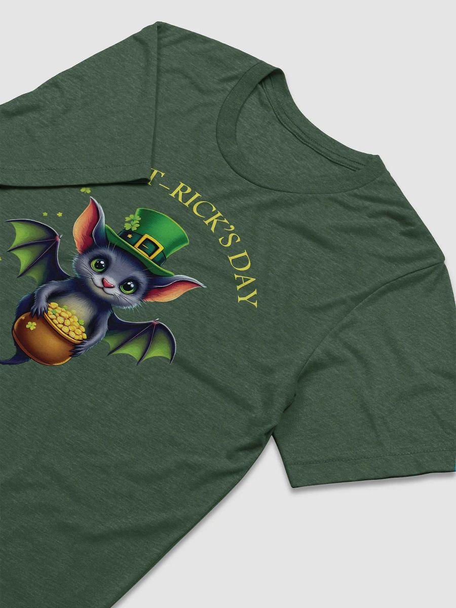 Cute St. Patrick’s Day Bat T-Shirt – O’Bat-Rick’s Day Funny Irish Design product image (8)