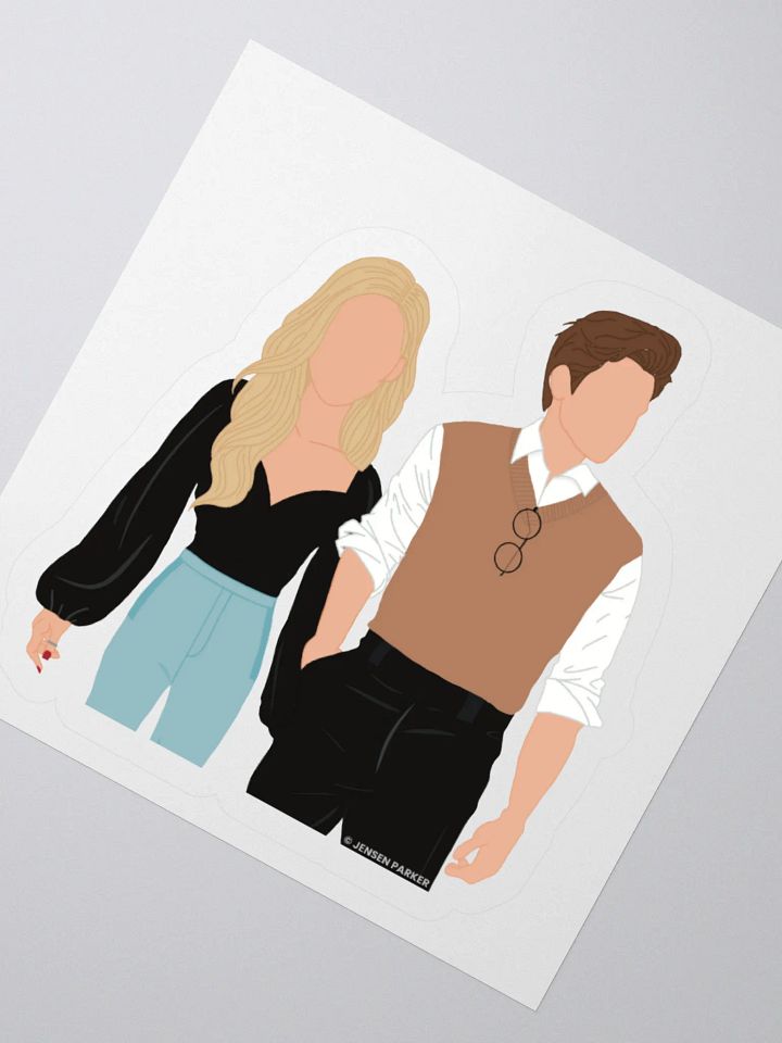 Josh + Elizabeth Sticker product image (2)
