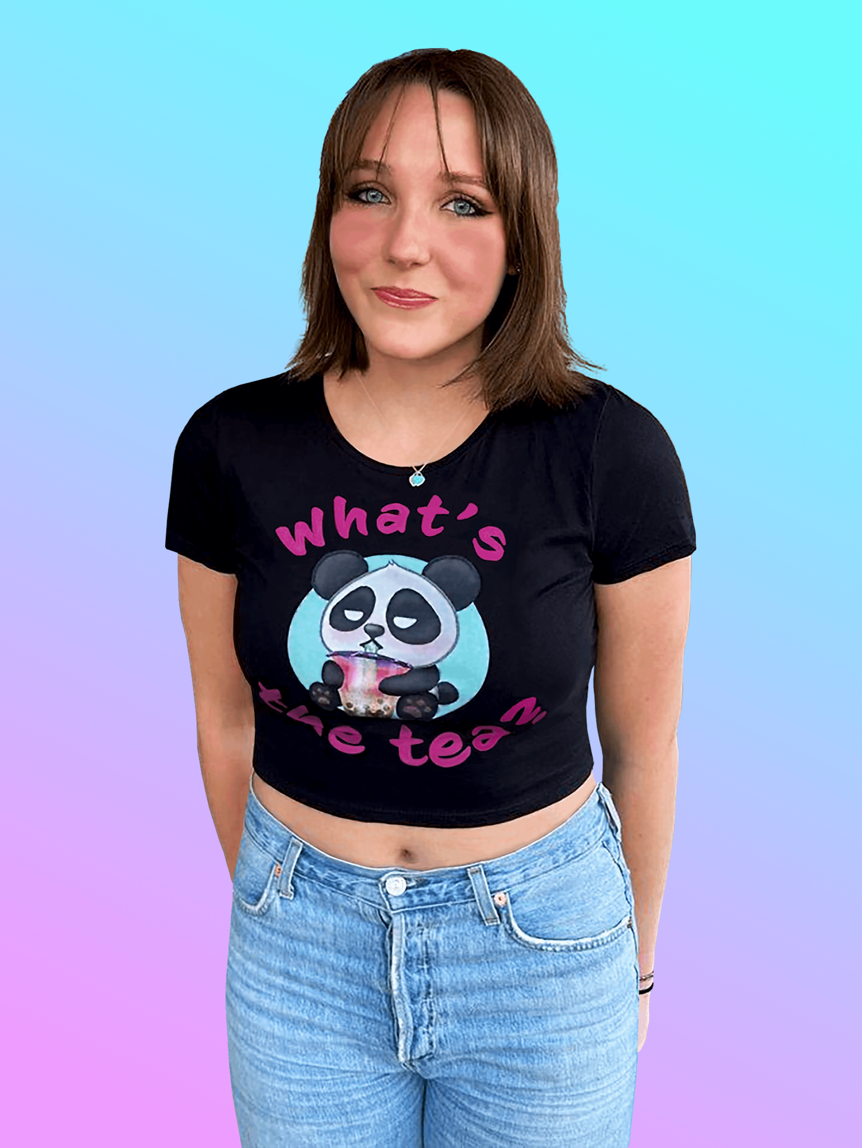 What's the Tea? Crop Top product image (1)