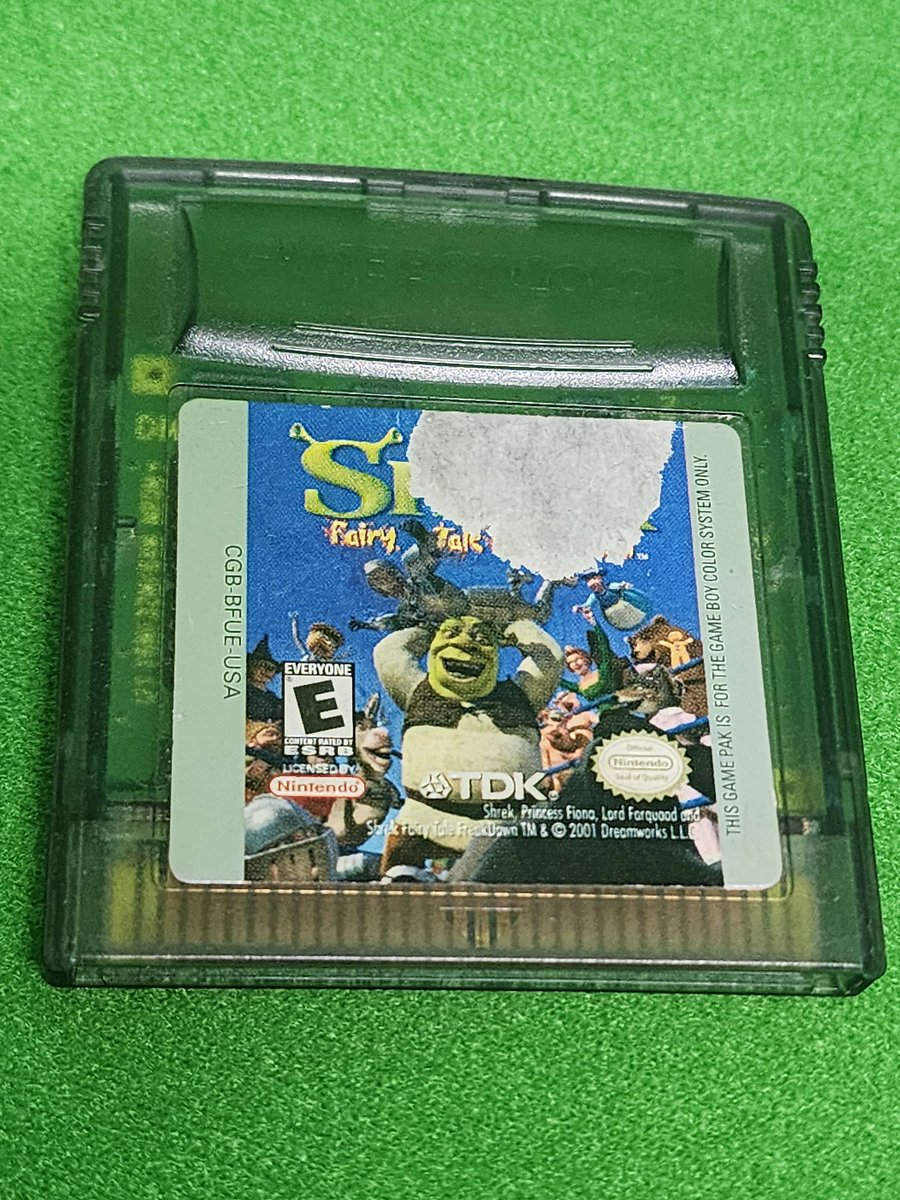 GAME BOY COLOR- Shrek: Fairy Tale Freakdown - Game Only (Label Damage) product image (1)