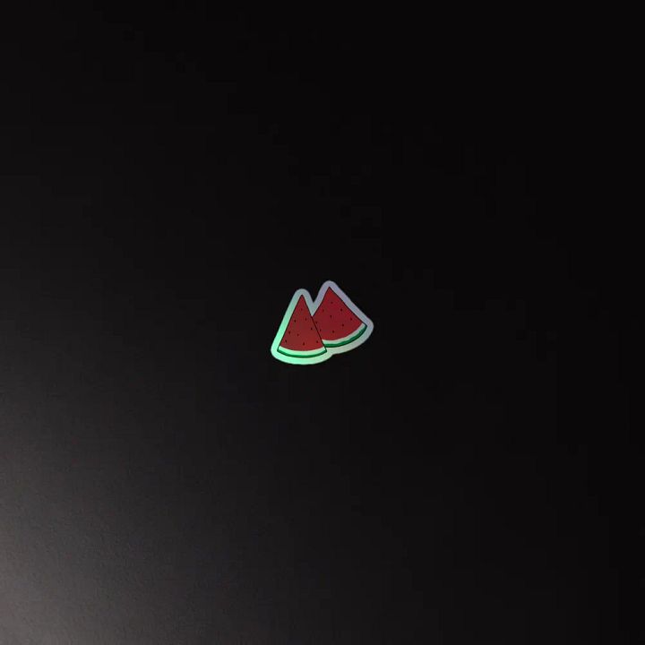 Palestine Watermelon Holographic Sticker product image (4)
