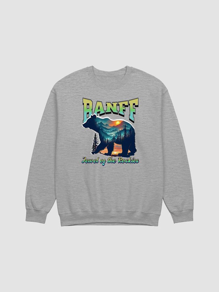 Banff Jewel Of The Rockies Bear Air-Spun Classic Crewneck product image (1)