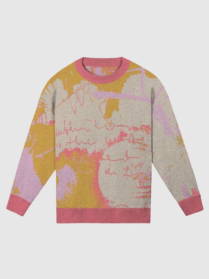 original art on knitted jumper product image (3)