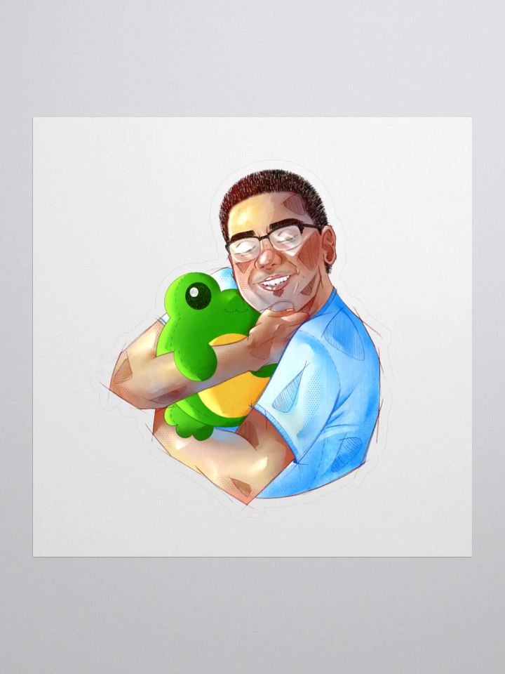 Frog Hugs Birthday Sticker product image (1)