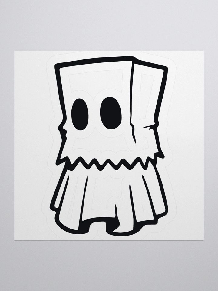 Bagged Ghost Sticker Decal product image (1)
