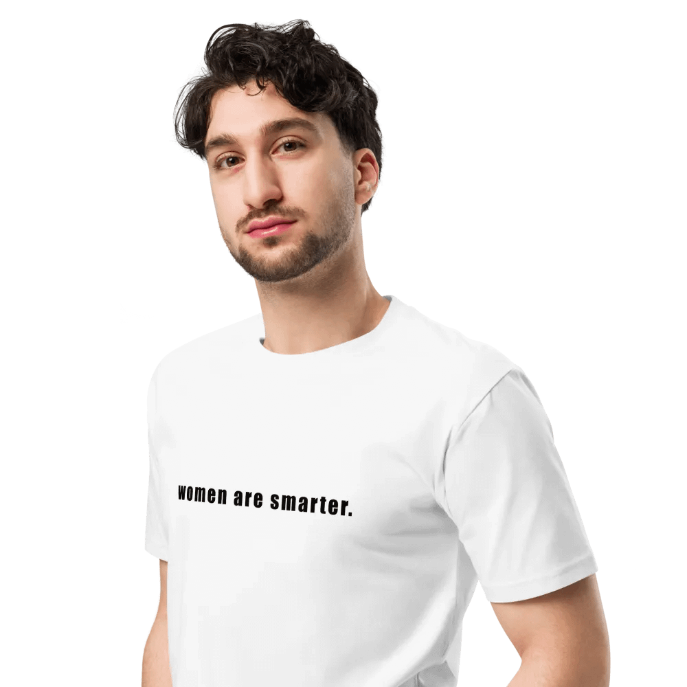 Women are Smarter Unisex Premium T-Shirt product image (6)