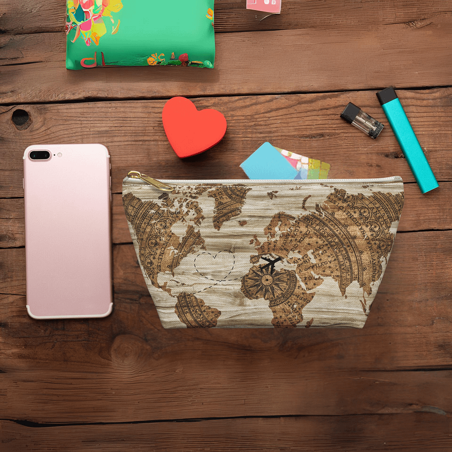 Accessory Pouch - World Map product image (1)