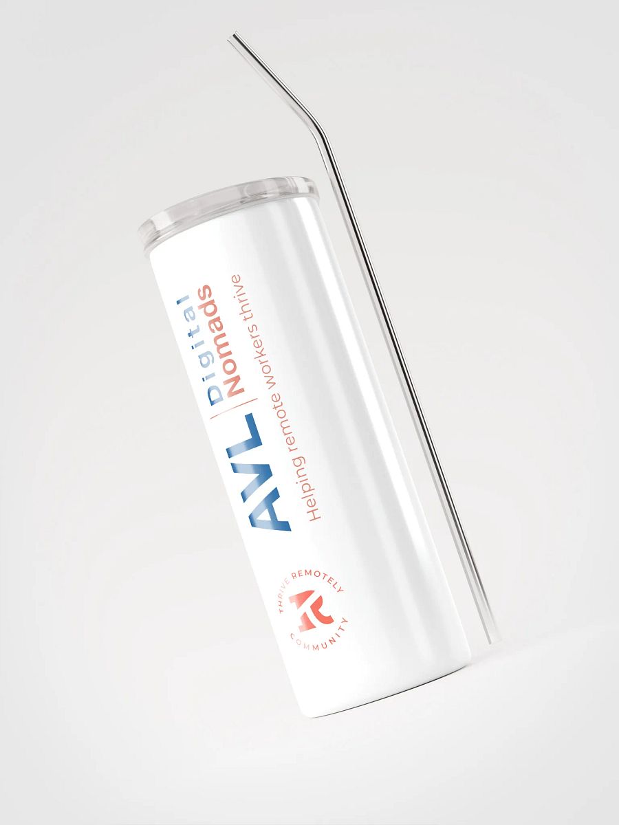 Stainless Steel Tumbler with Straw-AVL product image (6)