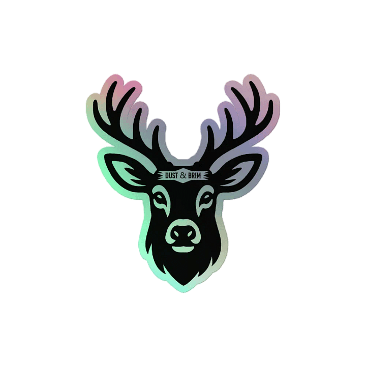 Deer Head Sticker Dust & Brim product image (2)