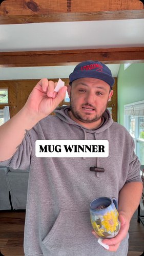 OUR FIRST MUG WINNER! You’ve got 24hrs to hit us up ☕️